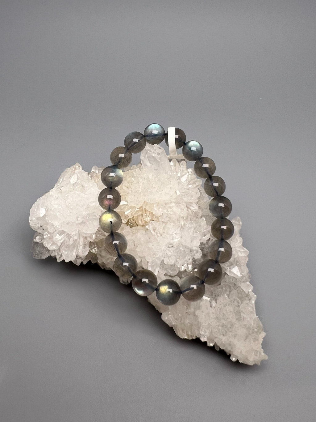 灰拉長石(勁藍光) (9.7mm)