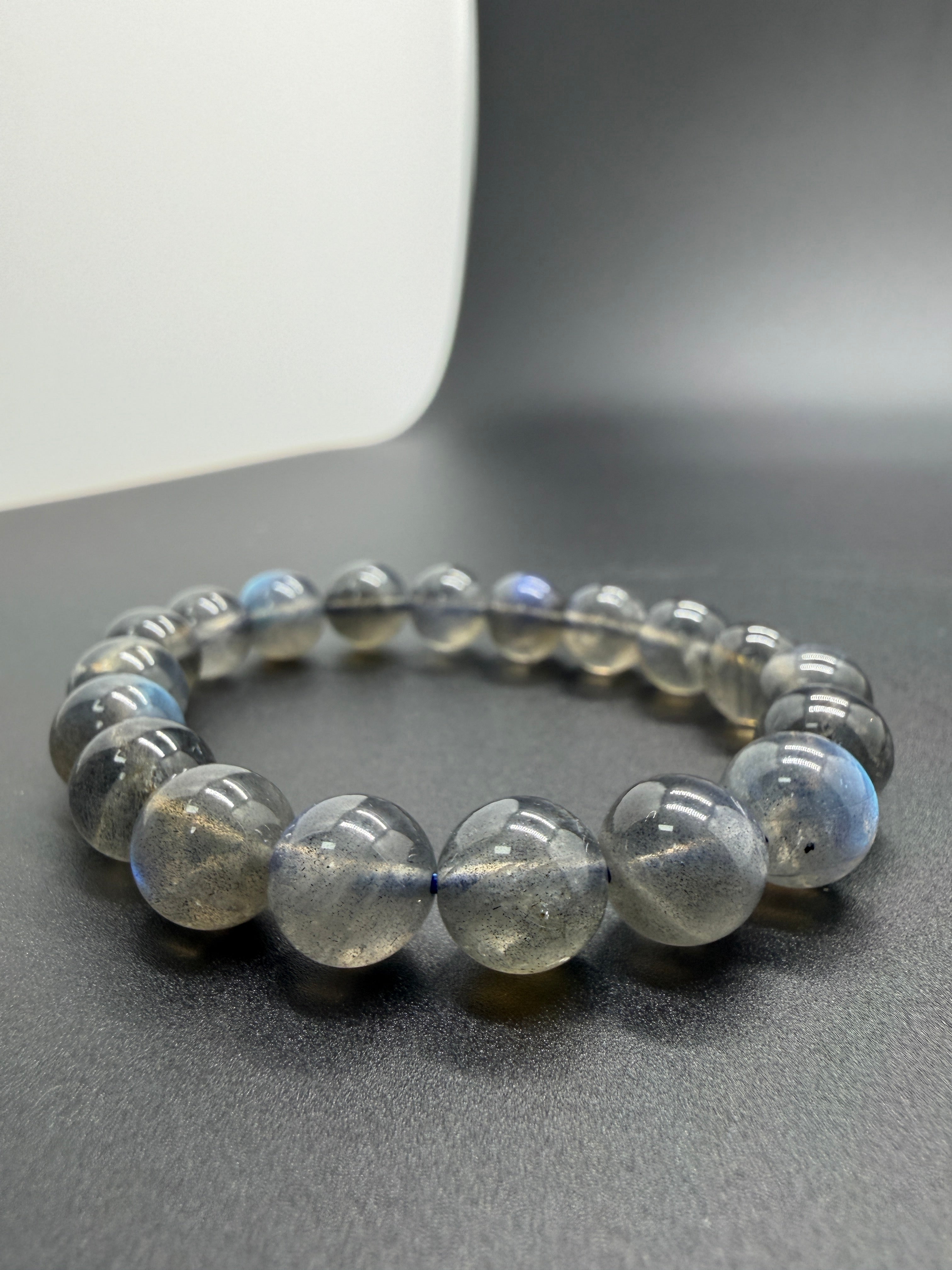 灰拉長石 (爆藍光 10.4mm)