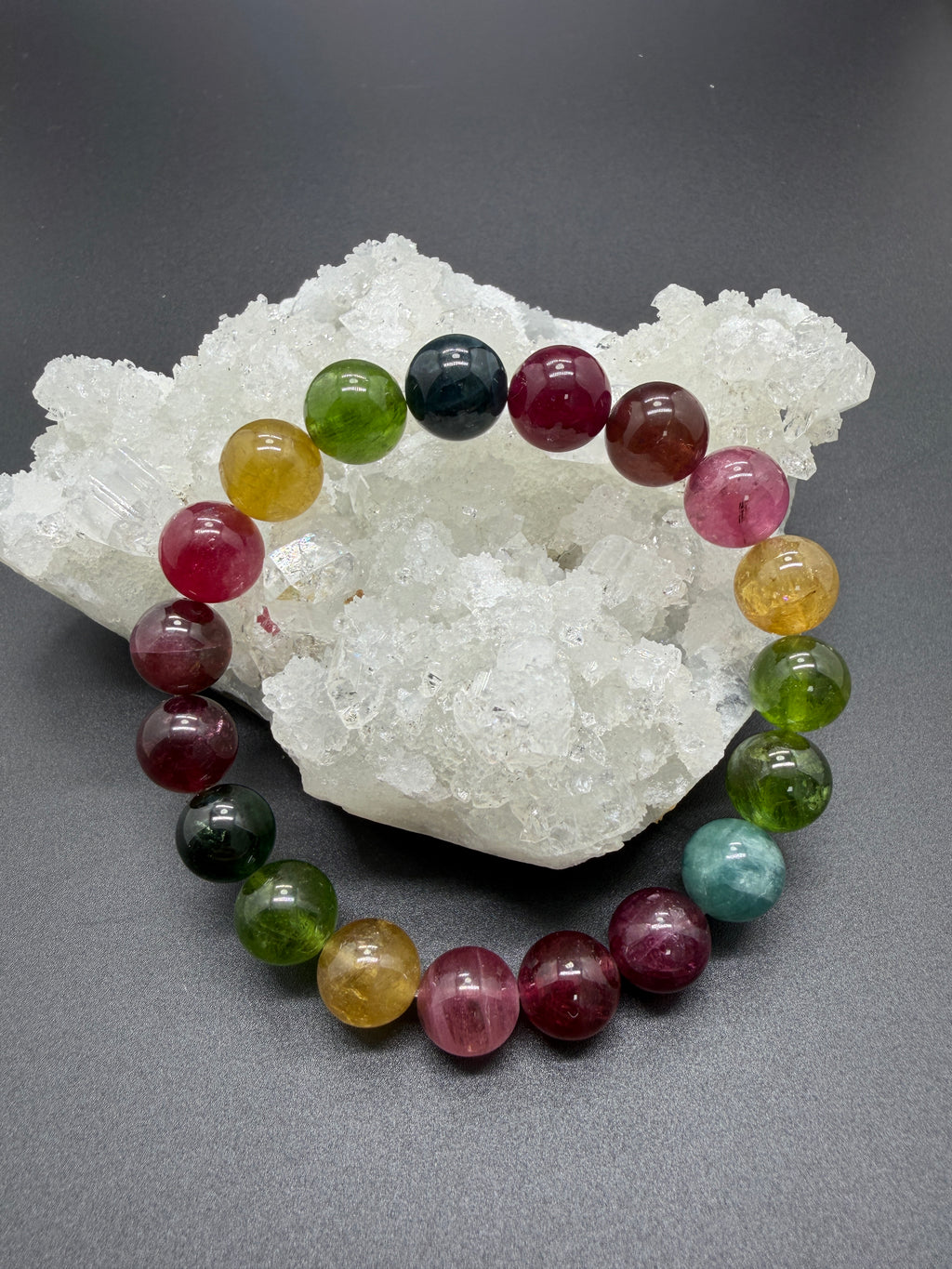 頂級彩虹色標碧璽 (10mm)