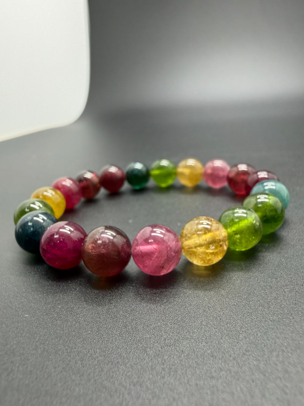 頂級彩虹色標碧璽 (10mm)