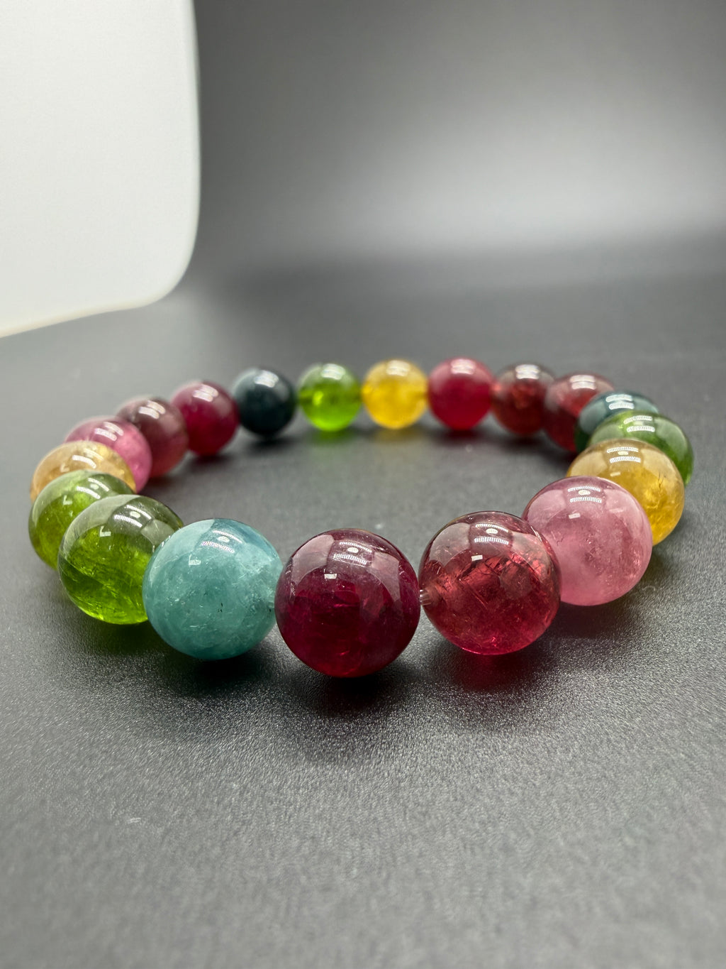 頂級彩虹色標碧璽 (10mm)