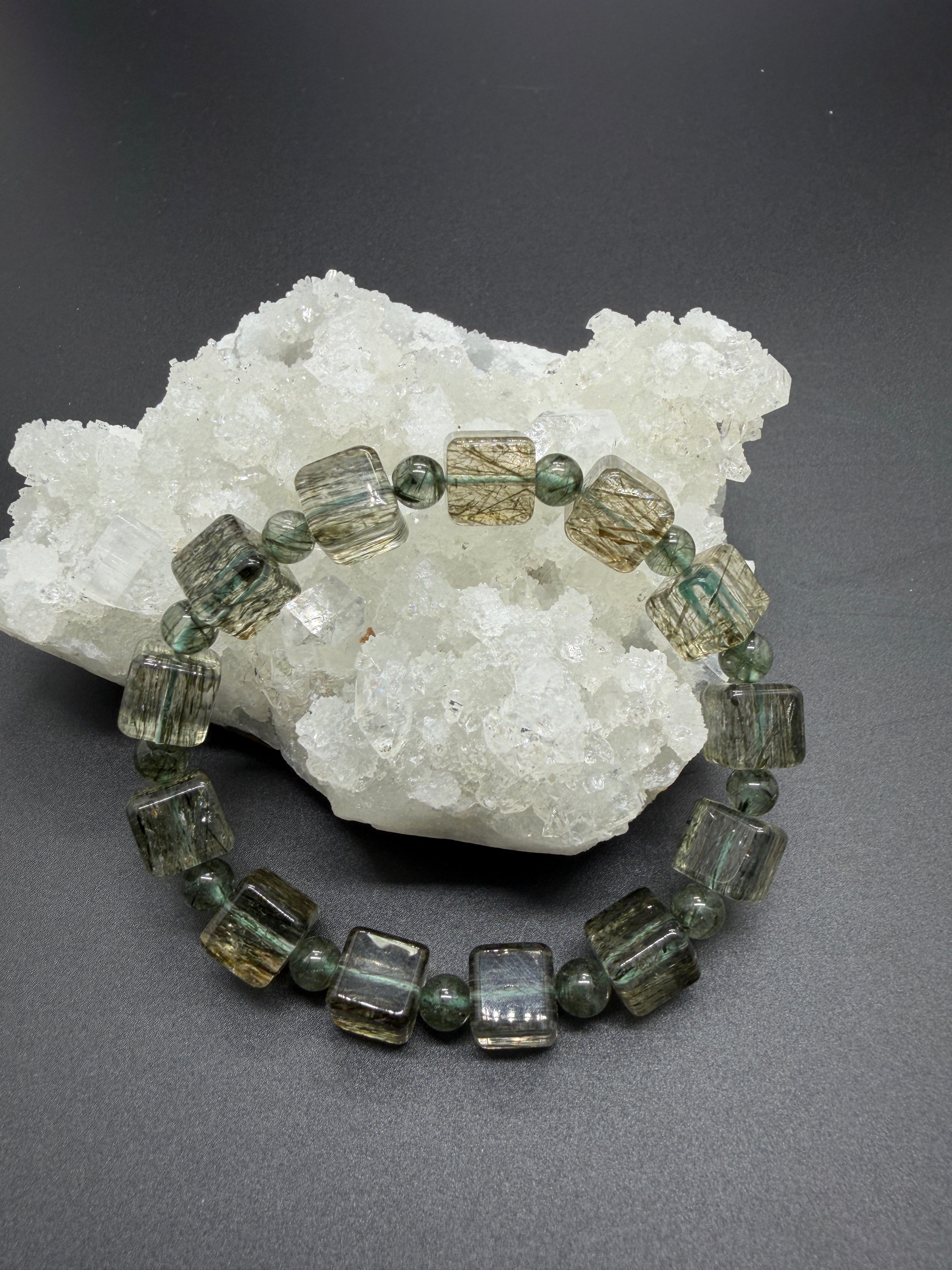 綠碧璽髮晶 (9mm)