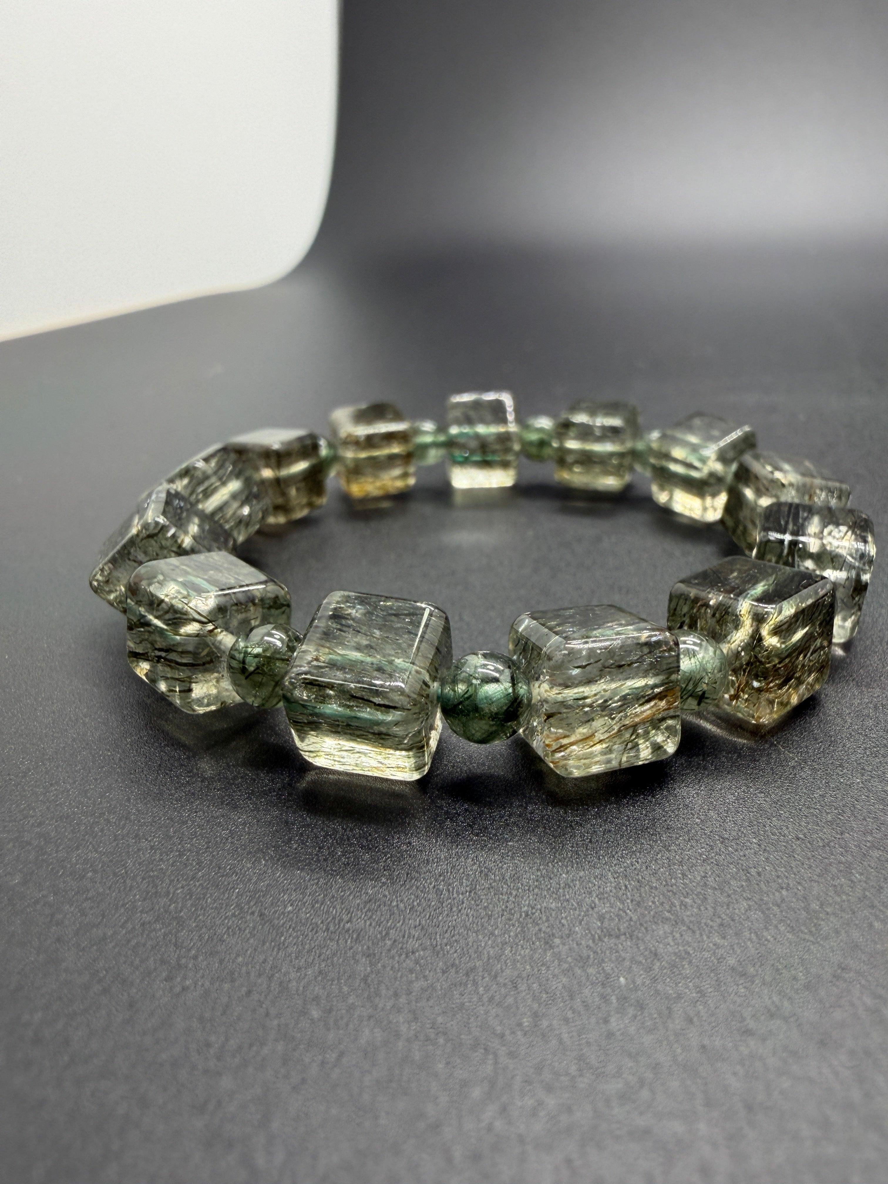 綠碧璽髮晶 (9mm)