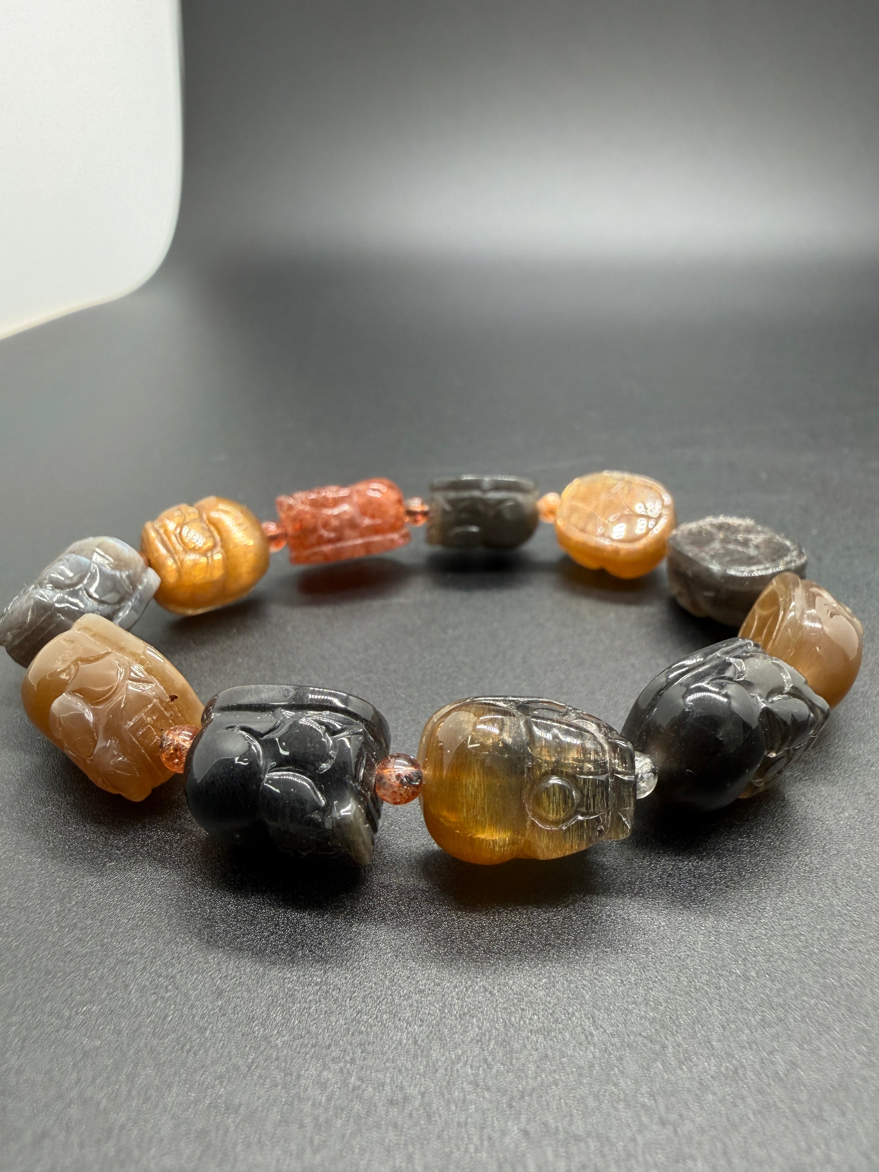 高品黑金太陽&貔貅 (11.3mm)