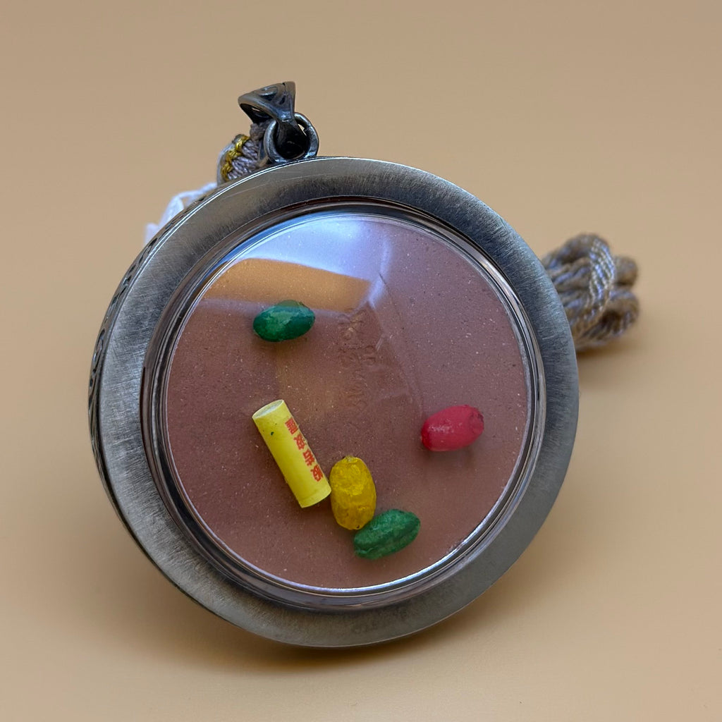 普賢菩薩手繪擦擦牌 (內置法米及咒輪)