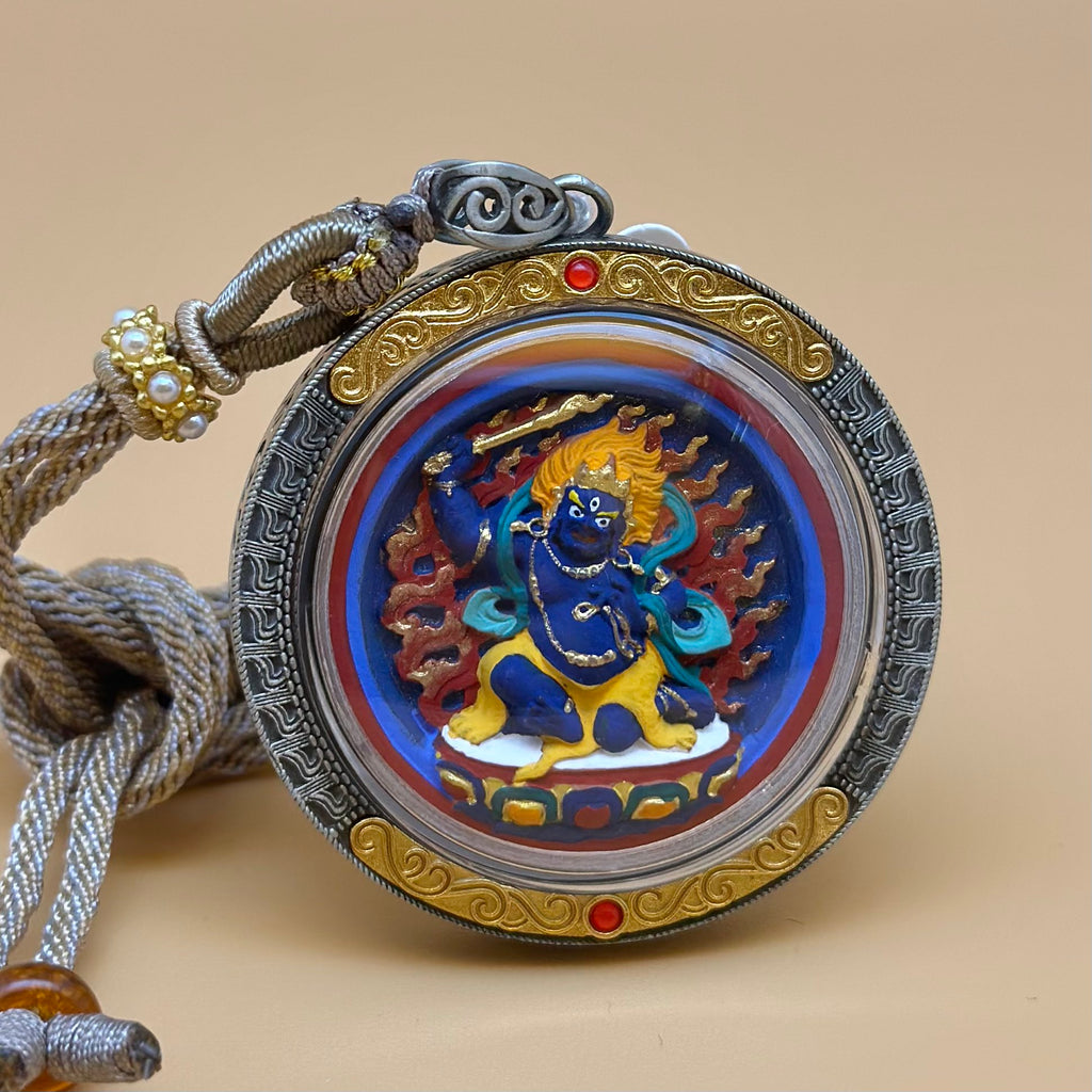 不動明王手繪擦擦牌 (內置法米及咒輪)