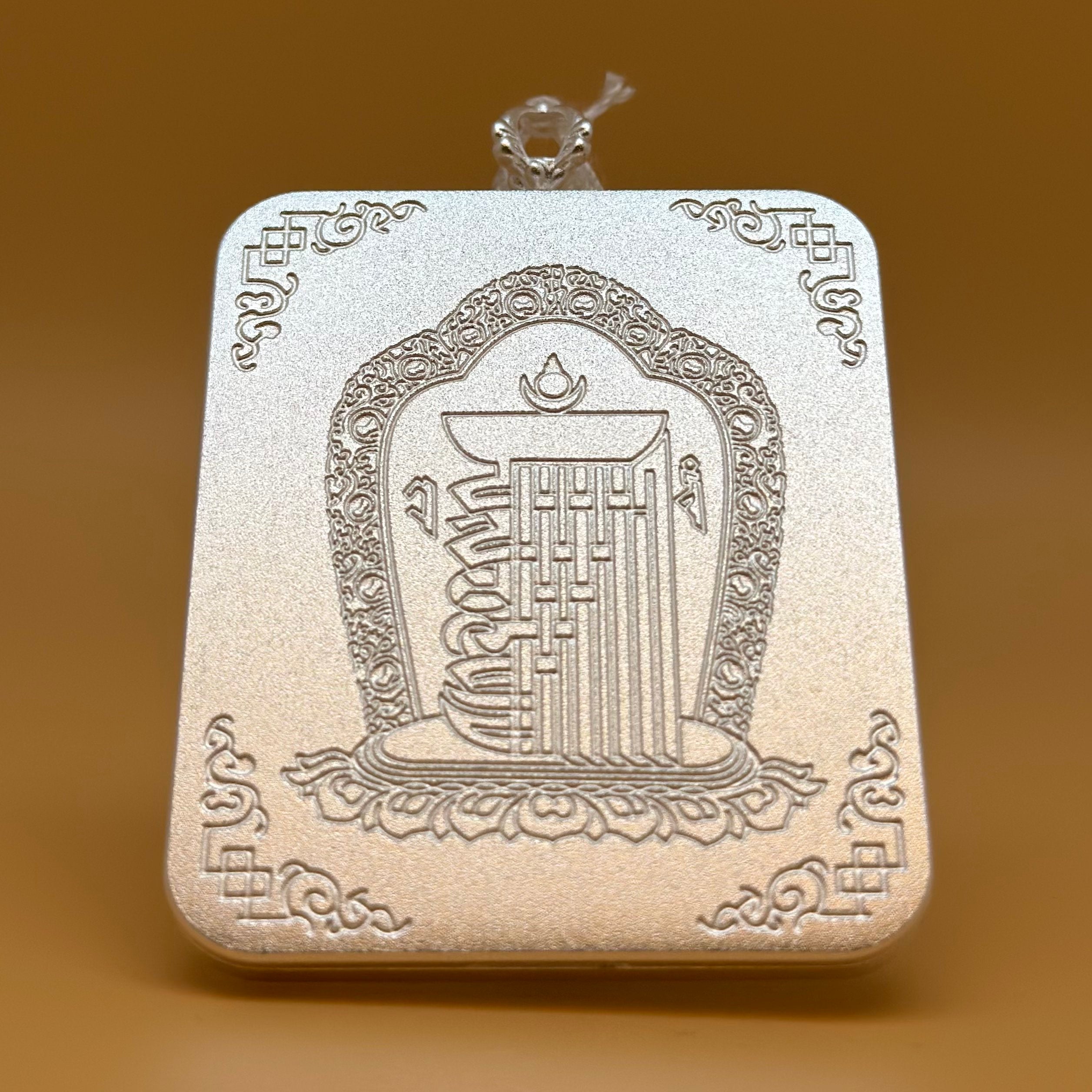 純銀五色財神法眼 (手繪描金)