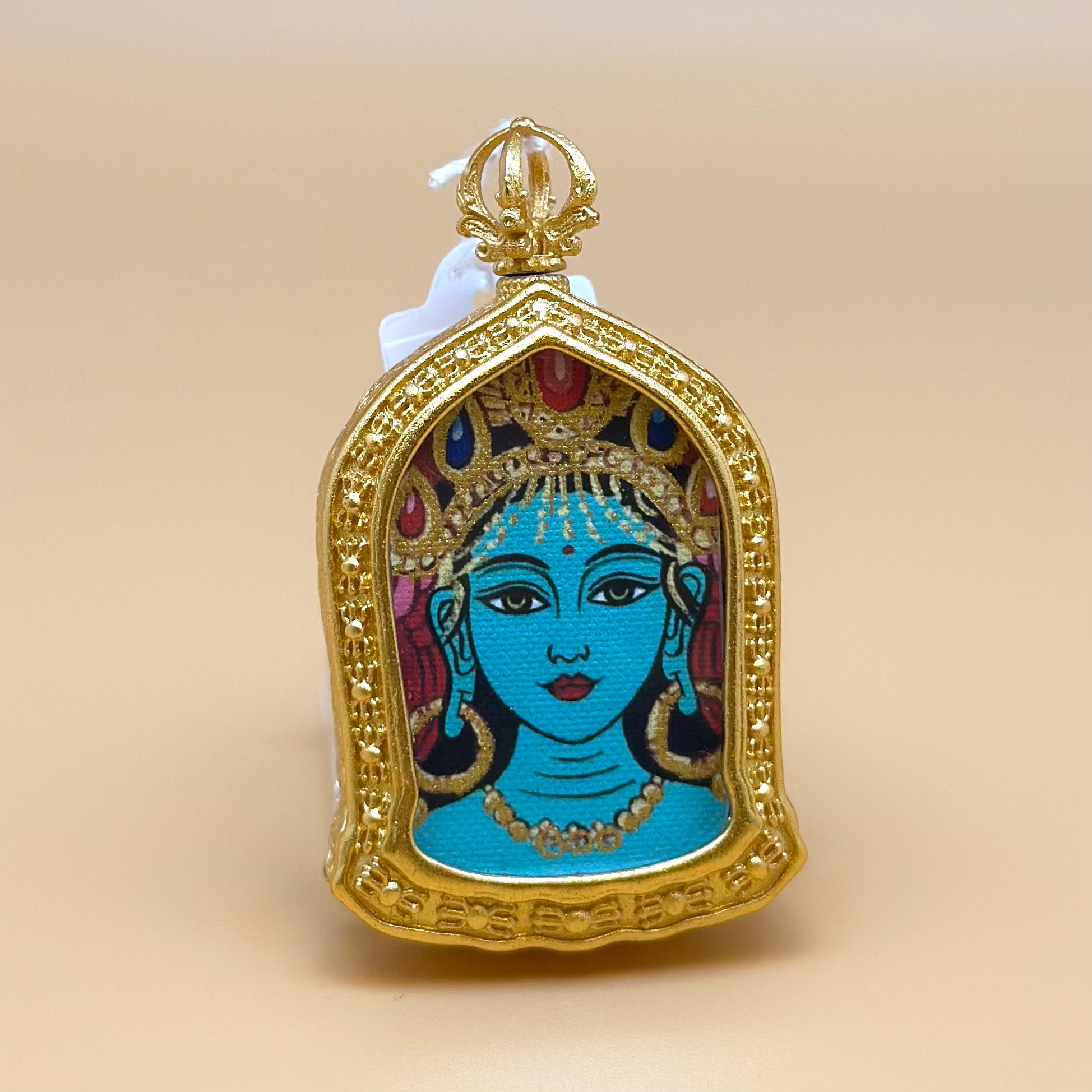 綠度母 (描金・內藏法米)