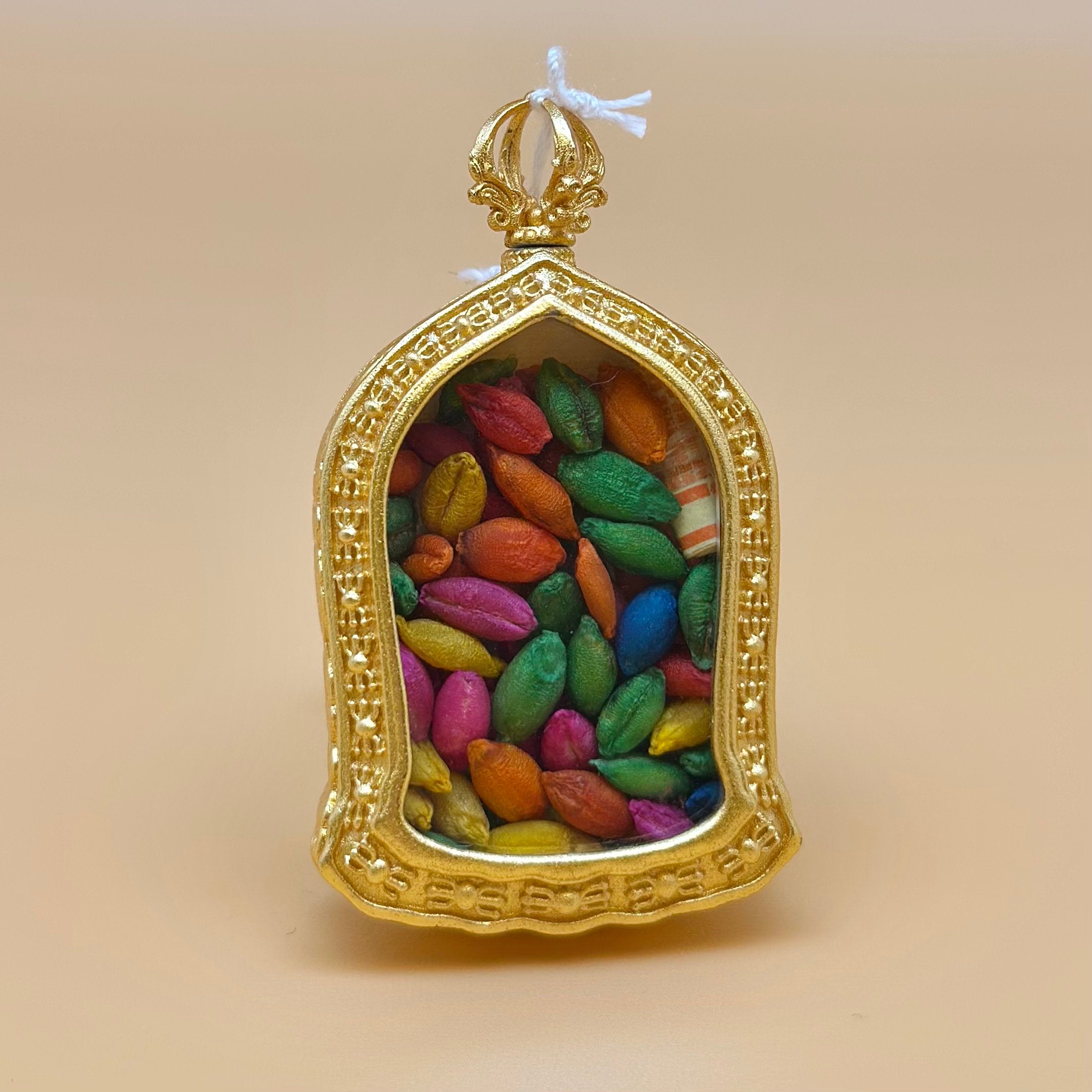 綠度母 (描金・內藏法米)