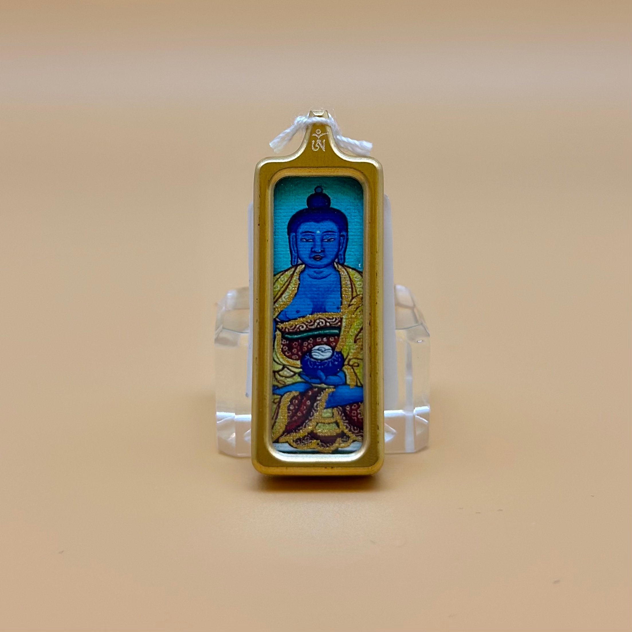 藥師佛 (長方形手繪描金)