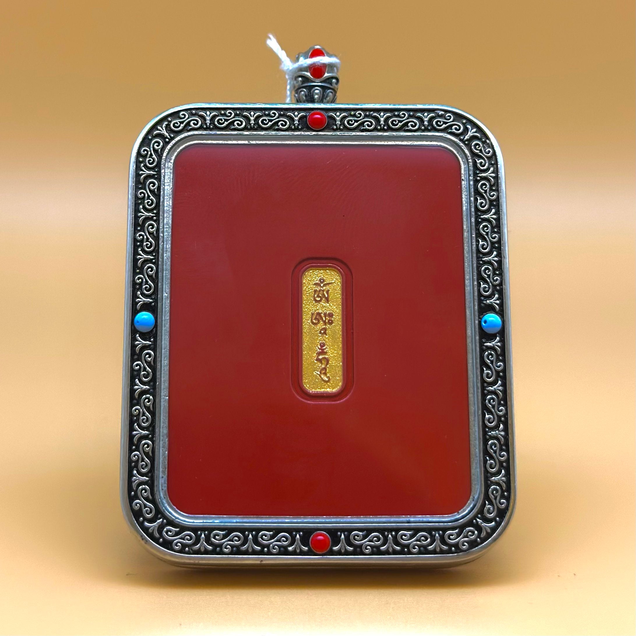 綠度母 (手繪珠砂)