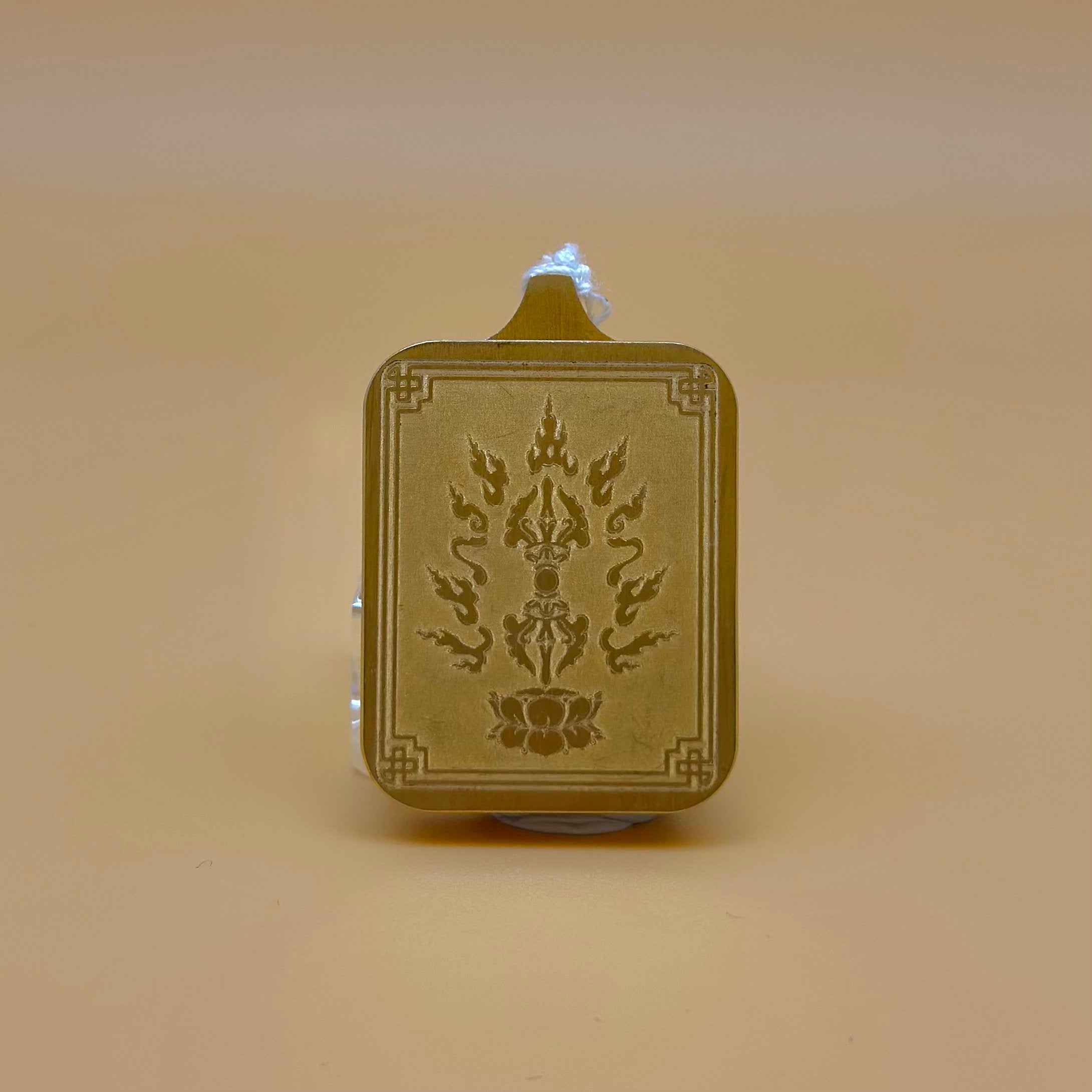 綠度母 (手繪朱砂描金)