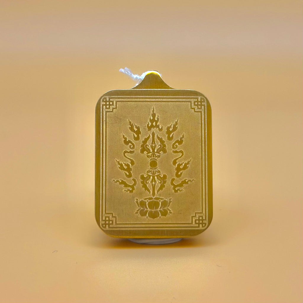 六臂大黑天 (手繪朱砂描金)