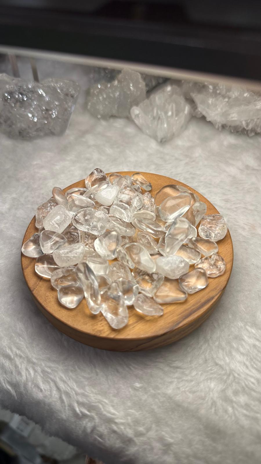 白水晶碎石 (約100g)