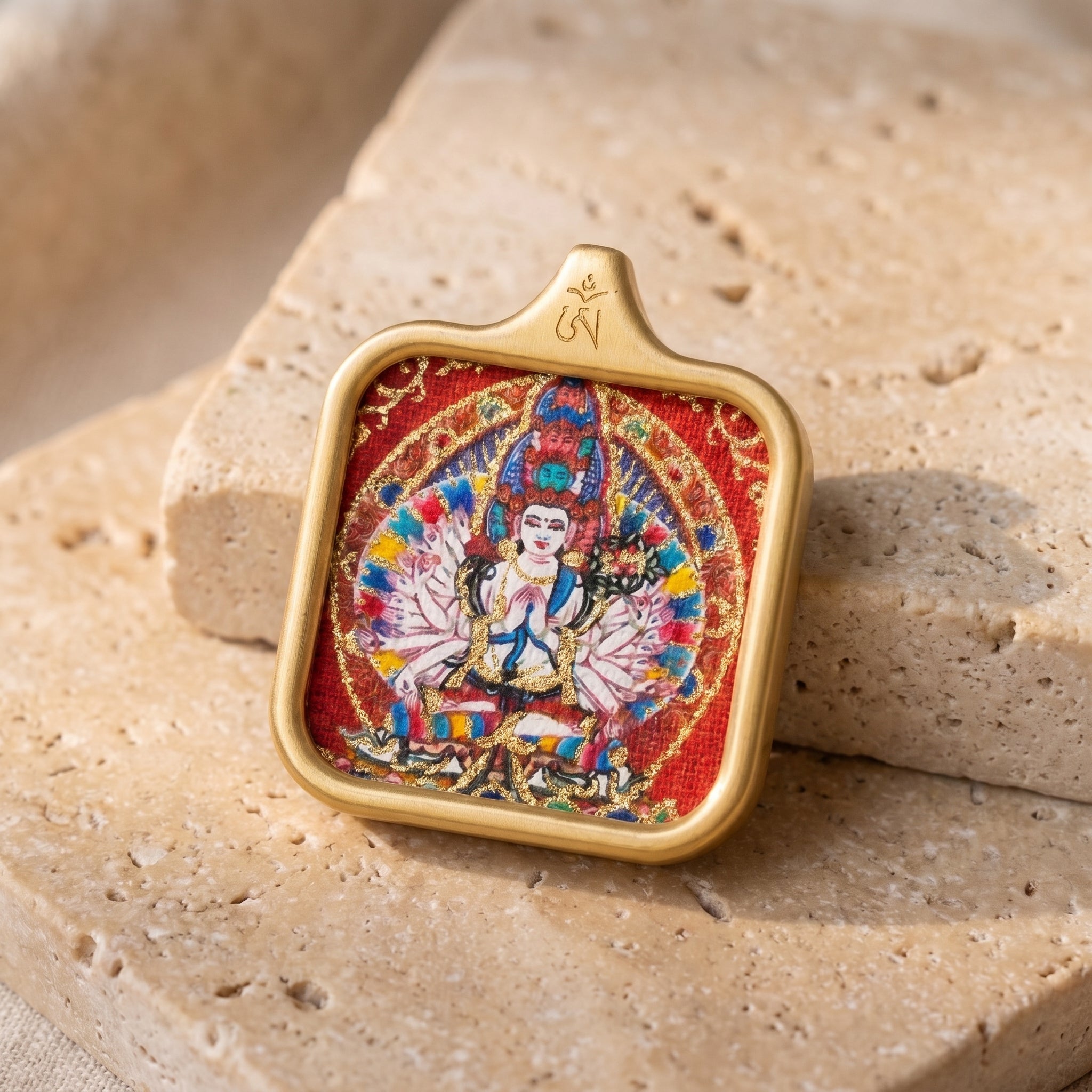 thousand-arm-guanyin-hand-painted-gold-line-amulet-stone-mood-shot.jpg